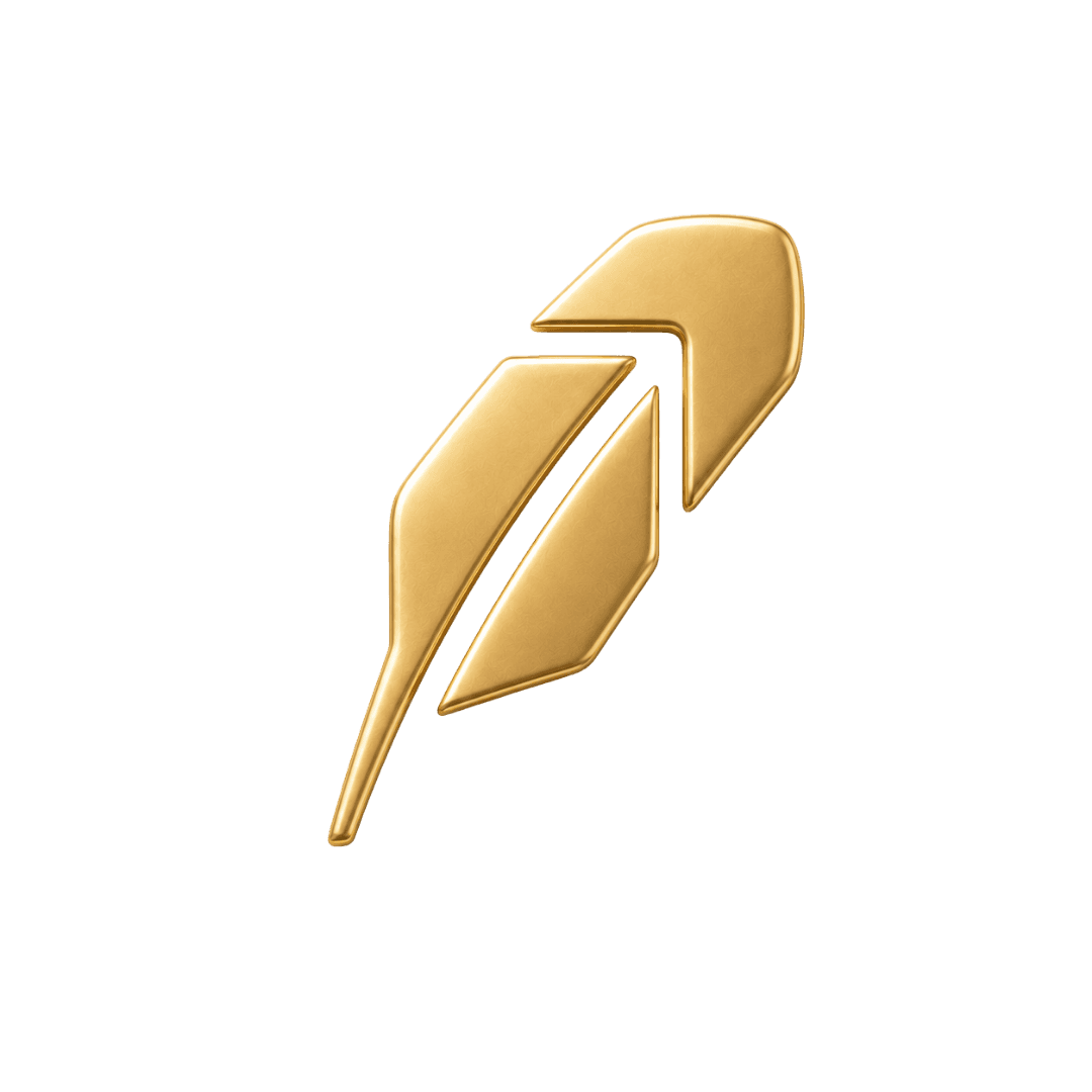Robinhood gold emblem
